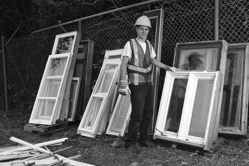 Professional rubbish removal team at work in Fulham